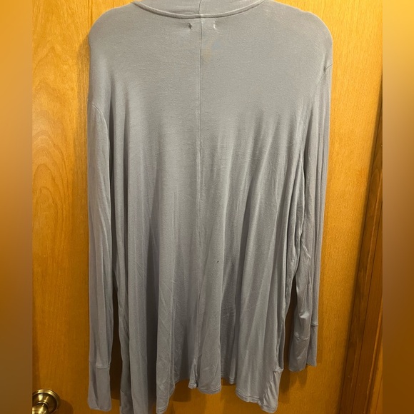 Blue Open Front Cardigan - Picture 2 of 2